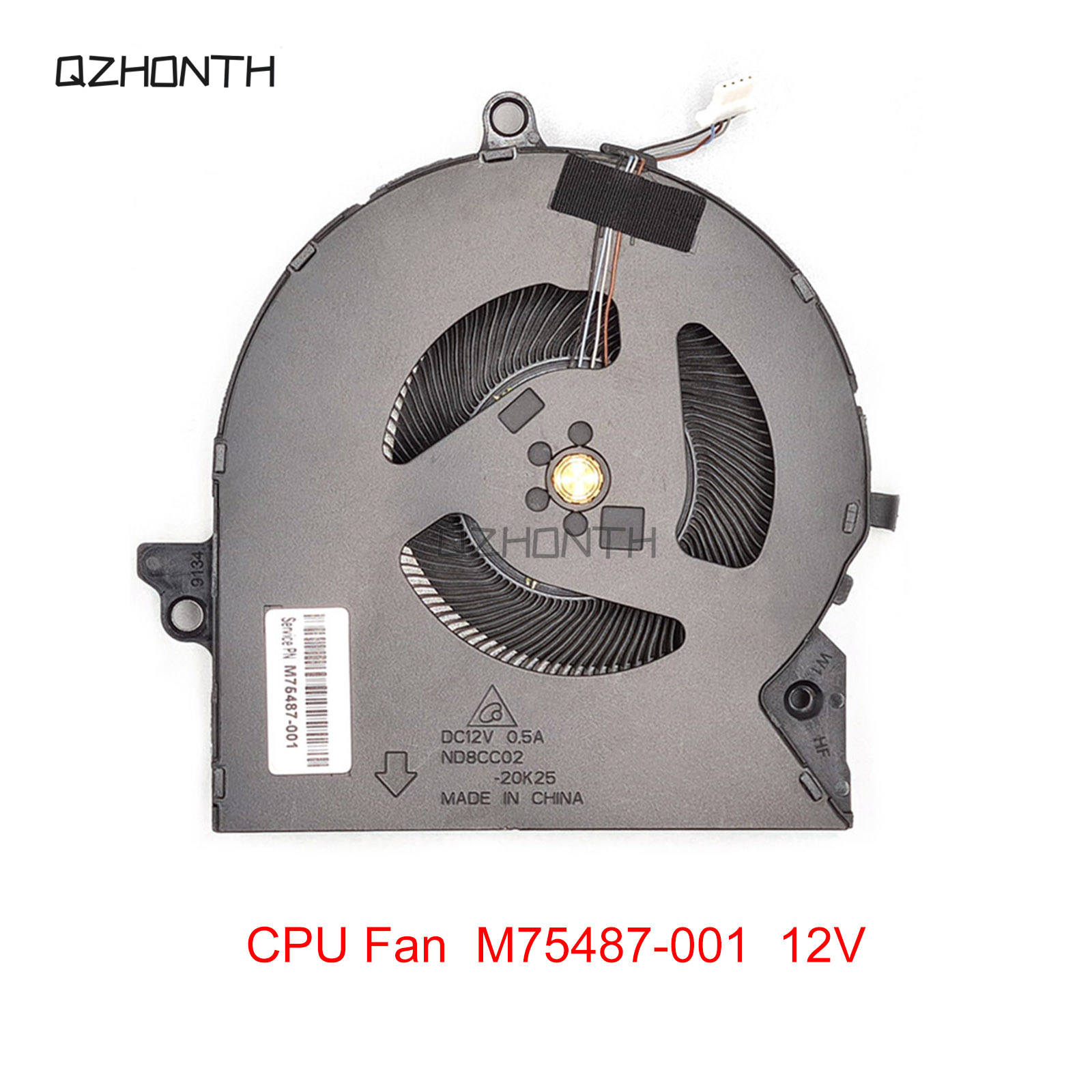 Original CPU / GPU Cooling Fan For HP OMEN 16-B 16-C M75487-001 M75488-001 (12V version): Gold