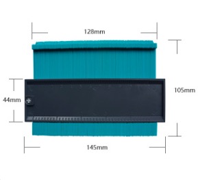 Contour Copy Gauge Contour With Lock 5/10inch Gauge Duplicator Contour Scale Template Wood Marking Tools Tiling Measuring Ruler: green 12cm