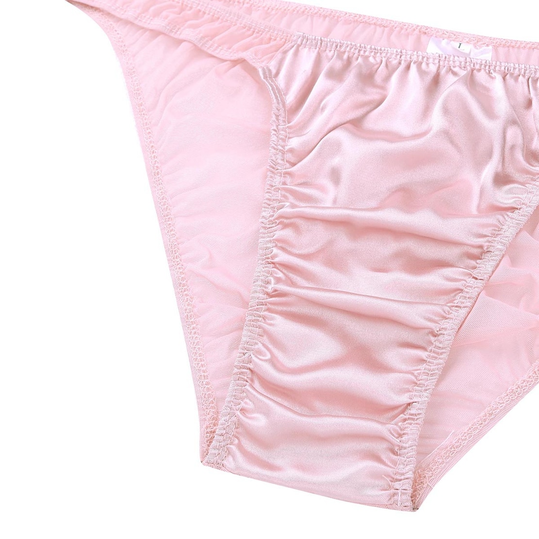 Heren Elastische Taille Shiny Roes Underpants Bikini Sexy Lingerie Slipje Zachte Ademend Sheer See-Through Mesh Ondergoed Korte