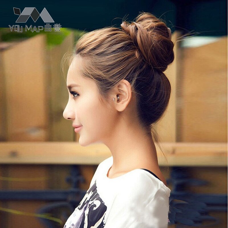 Hårværktøj magisk hurtig knold lav hårstyling langt pandebånd kvinder dame gør-det-selv hårbånd pige hårbånd hårpynt