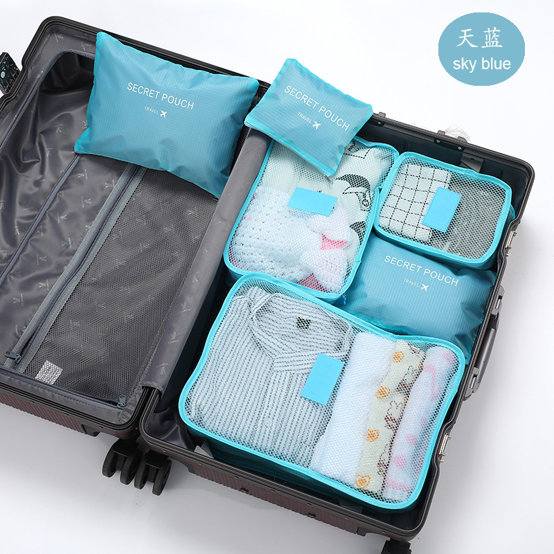 6 stuks reisorganizer opbergtassen draagbare reiskoffer organizer reistas voor dames bagage organizer kleding schoenentas
