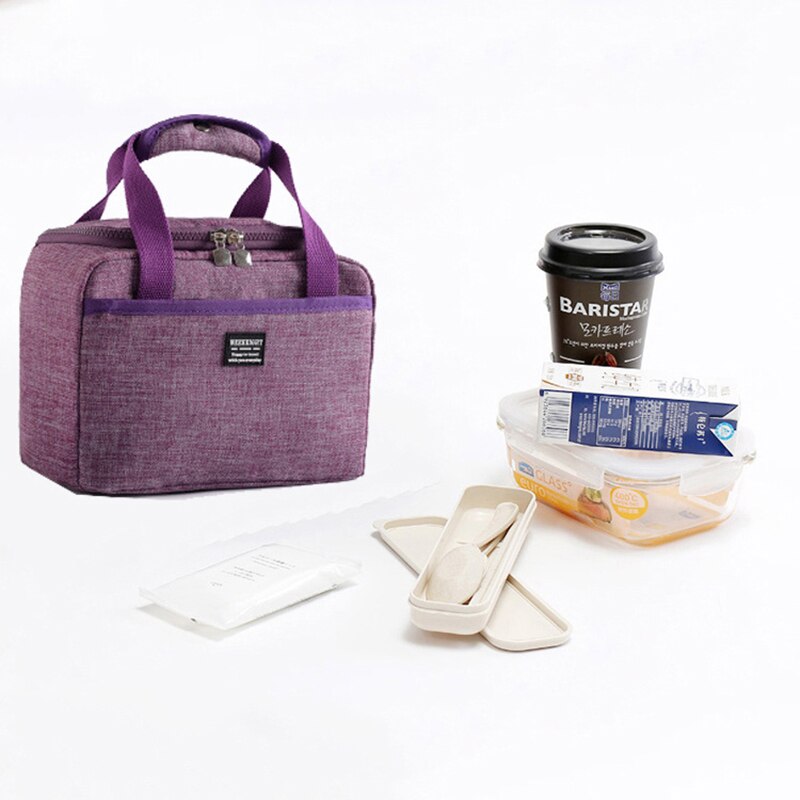 Portátil almuerzo Bolsa nueva con aislamiento térmico Bolsa de caja de almuerzo enfriador Bolsa Termica Loncheras párr Mujer Para los estudiantes de la escuela