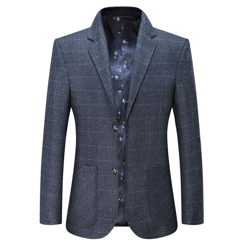 BOLUBAO hommes Blazers occasionnels hommes couleur unie grande poche costume manteaux printemps automne Blazers manteau mâle