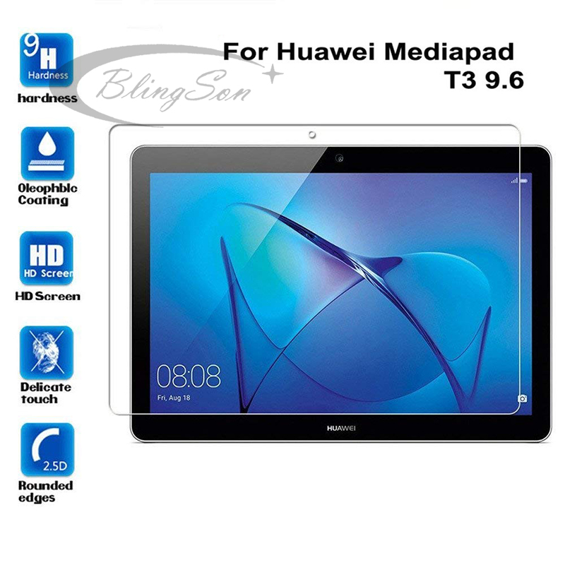 Vidrio templado para Huawei Media Pad T3 10 protector de pantalla de tableta 9,6 "Vidrio Templado Tablet protectores de pantalla película para AGS-L09