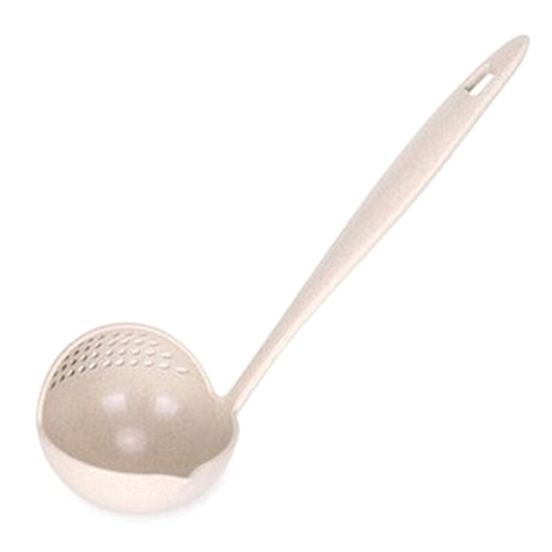 Utensilios de cocina colador cuchara de sopa de mango largo colador de cocina utensilios de cocina colador cuchara de mesa: BG