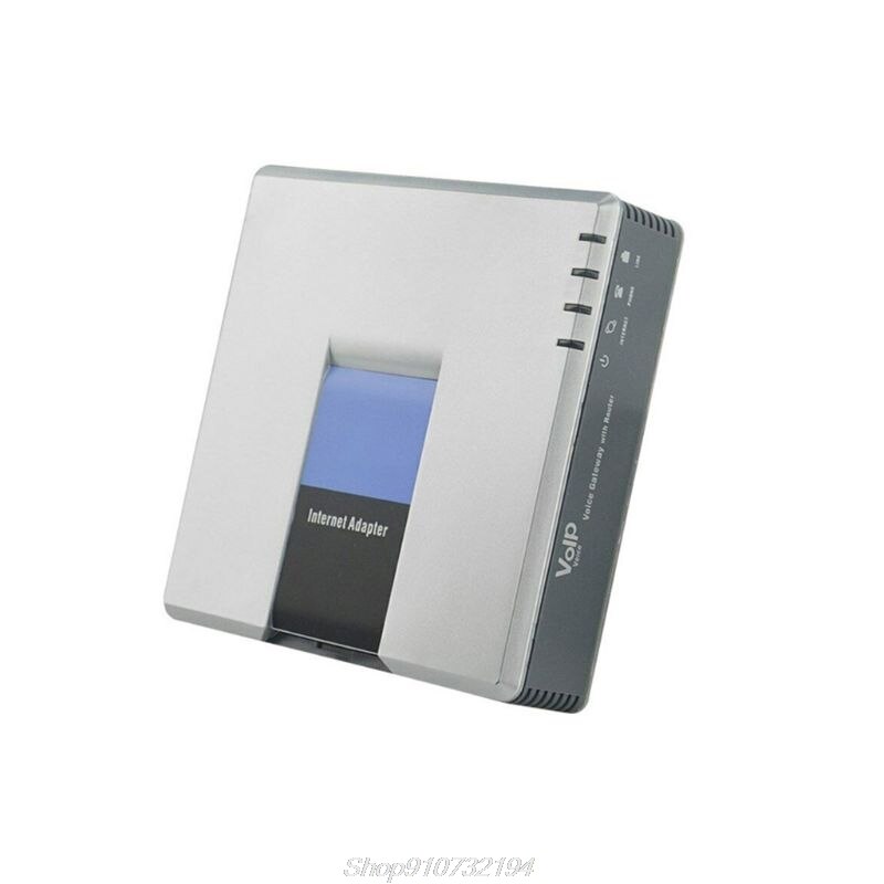 Gateway VoIP PAP2T – Adattatore SIP RJ45 A 2 Porte Telefoniche Per Chiamate Internet, Cavo Incluso, Configurazione Semplice