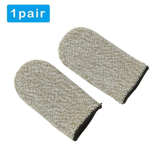 Funda para el dedo para mando de juegos, transpirable, antiarañazos, sensible a la pantalla, guantes táctiles, mangas para PUBG, 2/1 pares: g 1 Pair