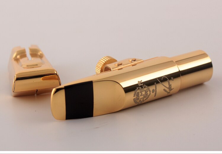 Tenor Soprano Alto Saxophone Metal Mouthpiece R54 Gold Plating Sax Mouth Pieces Accessories Size 56789