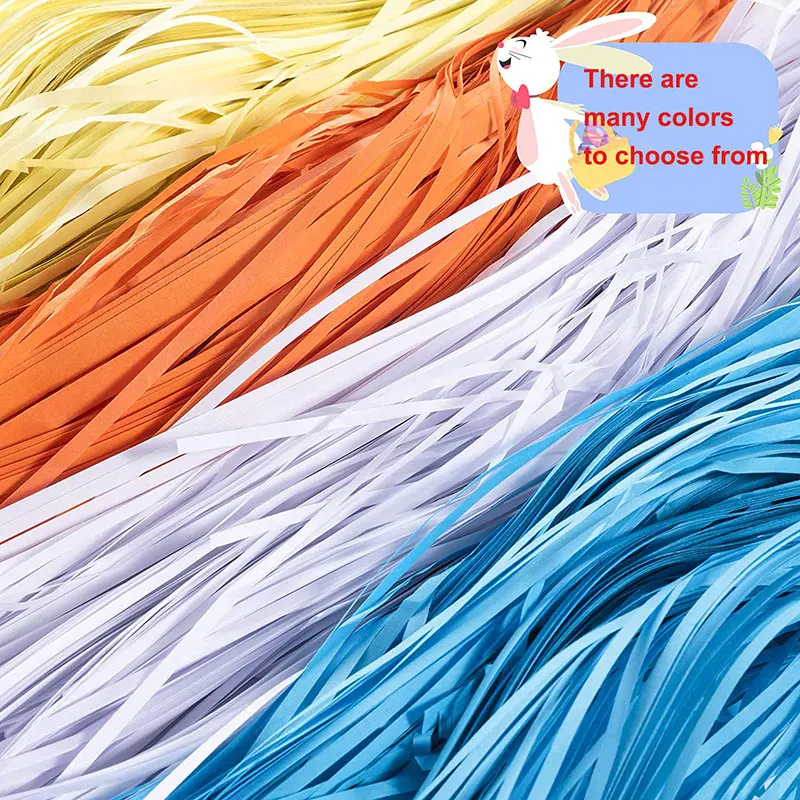 Brins de papier froissé déchiqueté, confettis froissés, bricolage, remplissage de boîte, décor de fête de mariage et de Noël, proximité, 100g
