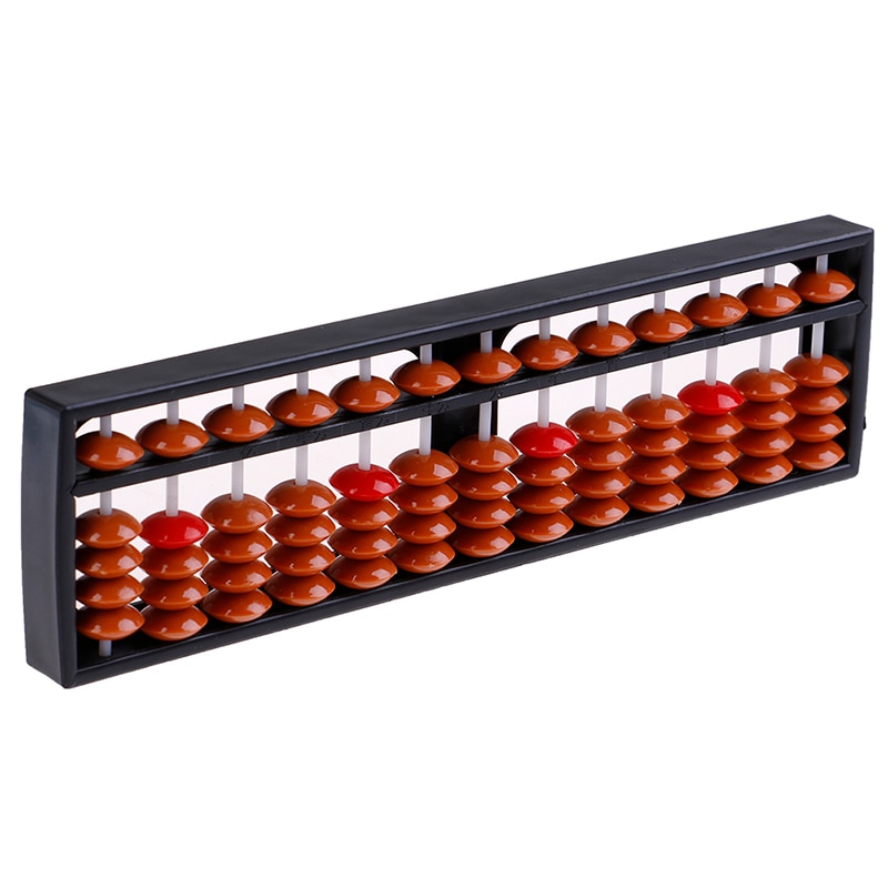 13 Digits Abacus Soroban Beads Column Kid School Learning Aids Tool Math Business Chinese Traditional Abacus Educational Toys
