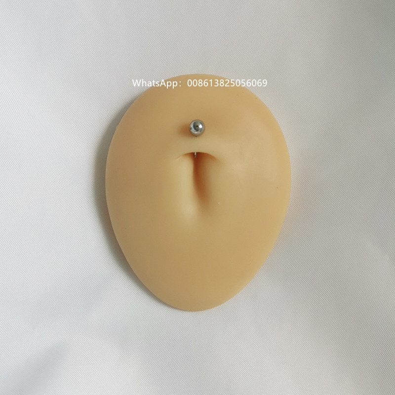 Siliconen Buik Knop Demo Buik Ring Display Om Navel Stud Ring, Kunstmatige Buik, Silicone Rubber, silicagel Belly Button