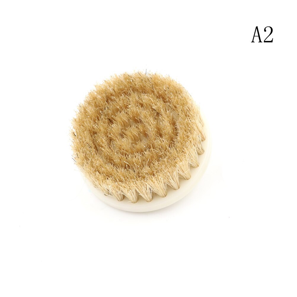 60mm perceuse puissance gommage brosse propre pour cuir c meubles en bois voiture intérieurs nettoyage puissance gommage: A2