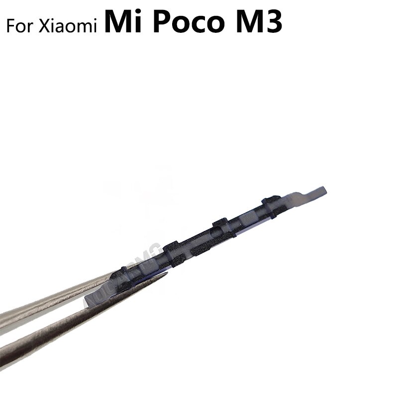 Aocarmo Voor Xiaomi Poco M3 Zijknoppen Power On/Off Volume Up Down Schakelaar Key Vervanging Deel