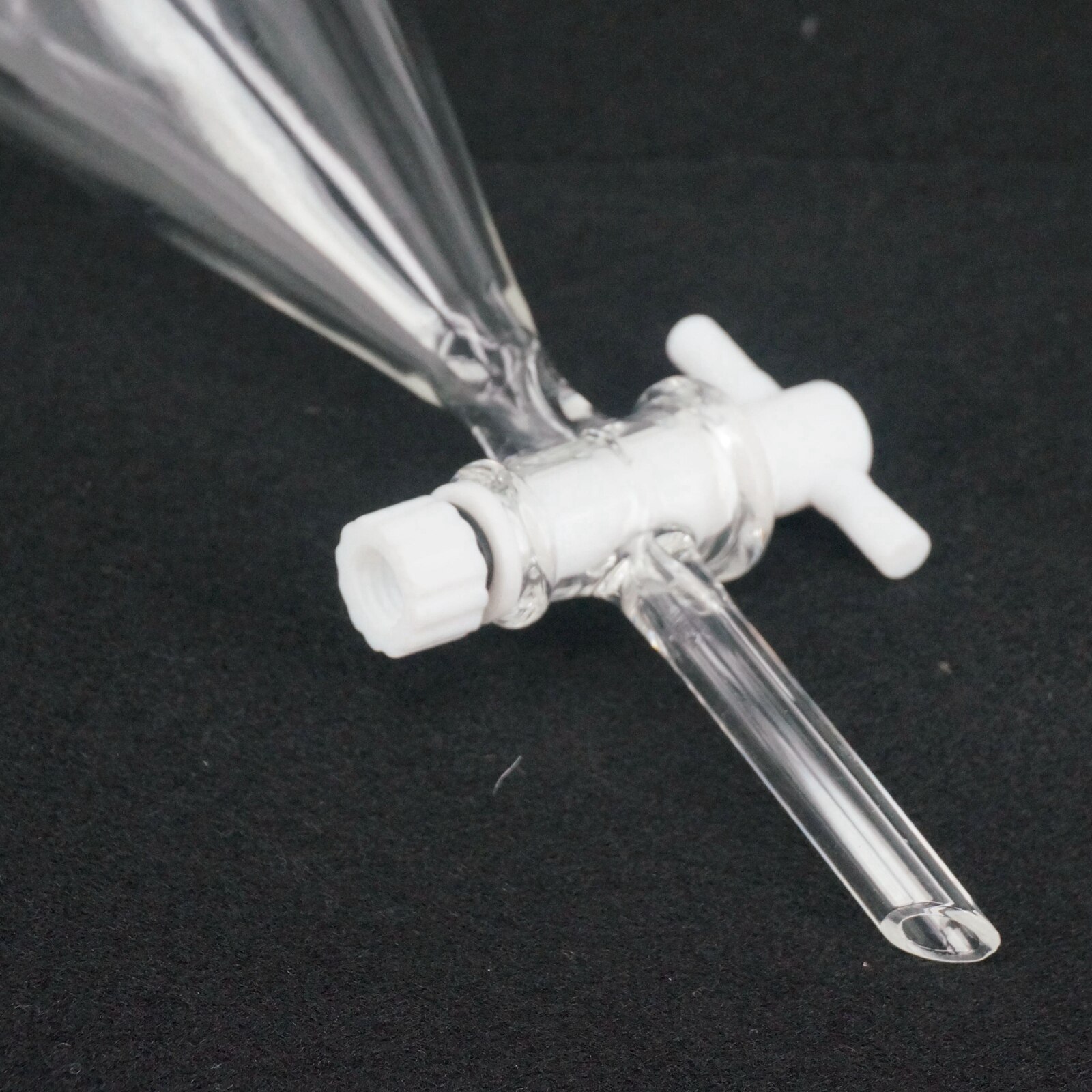 500ml 24/29 Joint Chemistry Laborotary Glass Pear Shaped Separatory Funnel with PTFE Stopcock