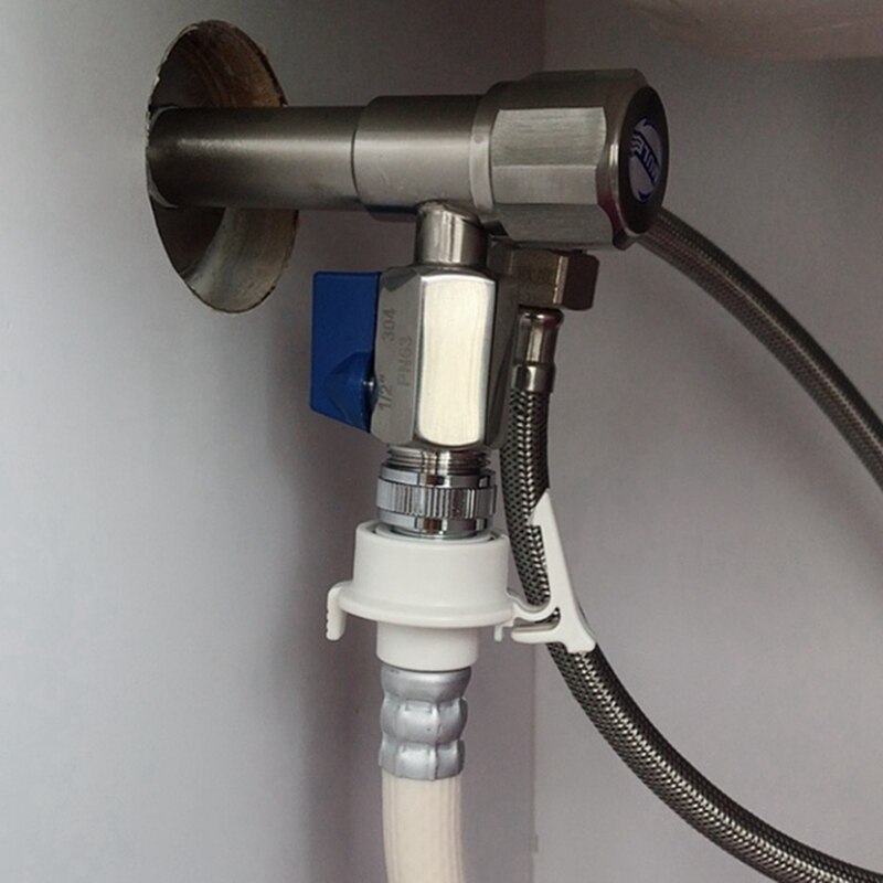 Kogelkraan 1/2 inch 304 roestvrijstalen mini-kogelkraan vrouwelijk en mannelijk npt, ideaal voor douchekopstroomregelklep