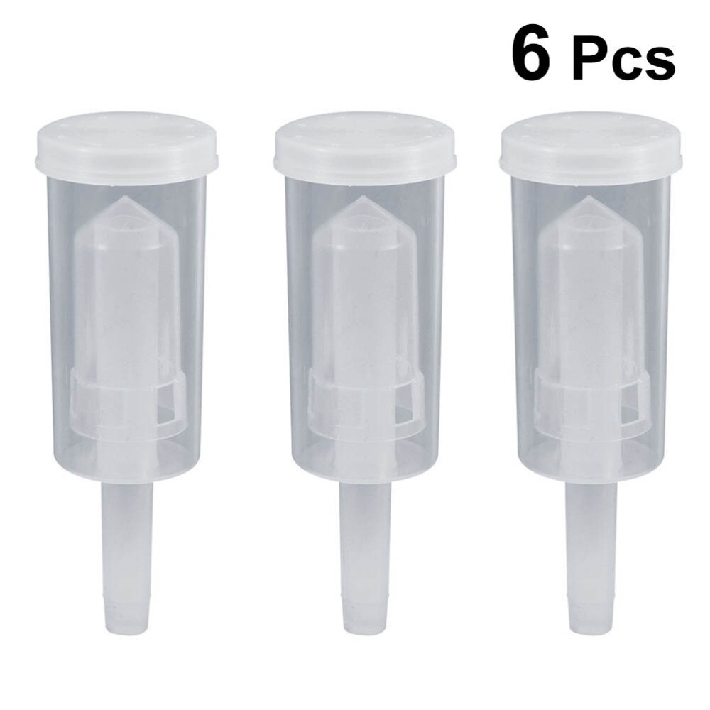 3 PCS Homebrew Beer Cylinder Fermentor Air Lock One Way Exhaust Water Sealed Check Valve for Home Beer Fermentation Wine Making: As Shown 1