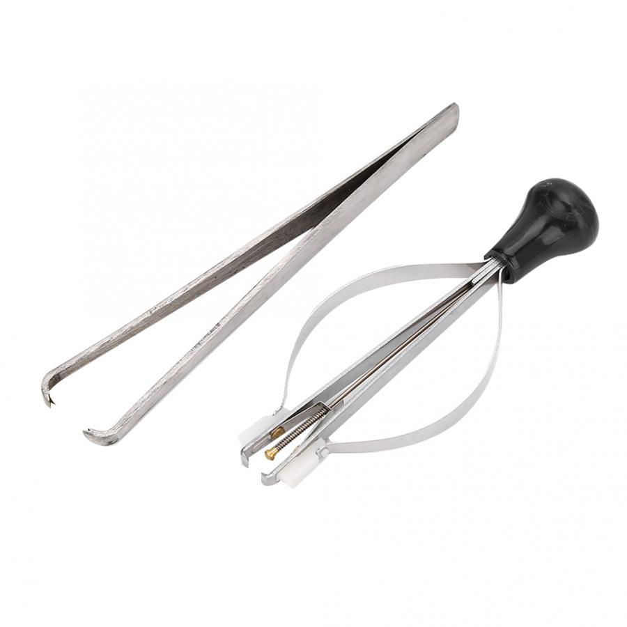 Extractor de agujas de reloj, herramienta de extracción de ajuste, Kit de accesorios de reparación de reloj, 2 piezas