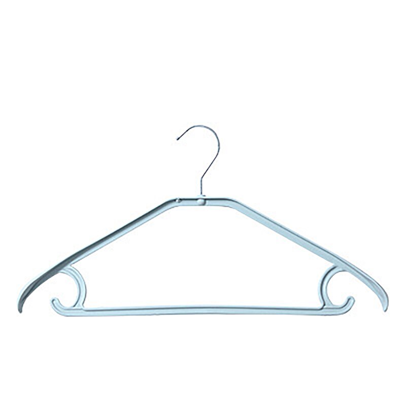 Non-slip Hanger Portable Clothes Hanger Plastic Laundry Storage Drying Hanger for Suit Coat Closet Garment Outdoor Drying Rack: Blue