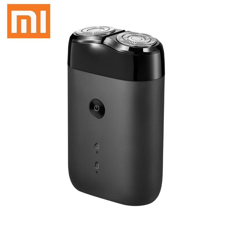 Xiaomi-Afeitadora eléctrica Mijia MSX201, máquina de afeitar con doble cabezal, recargable por USB, resistente al agua, para Barba