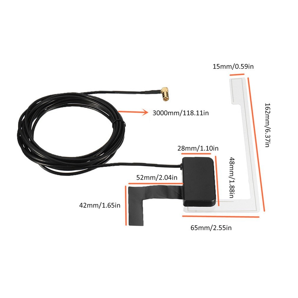 Dab Auto Digitale Radio Patch Antenne Universele Auto Radio Antenne Dab Auto Radio Antenne Patch Digitale Radio Antenne