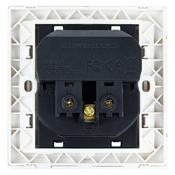 Muur Plug Met 2 Usb-poorten Nanocable 10.35.0010 5V/2.4A Wit