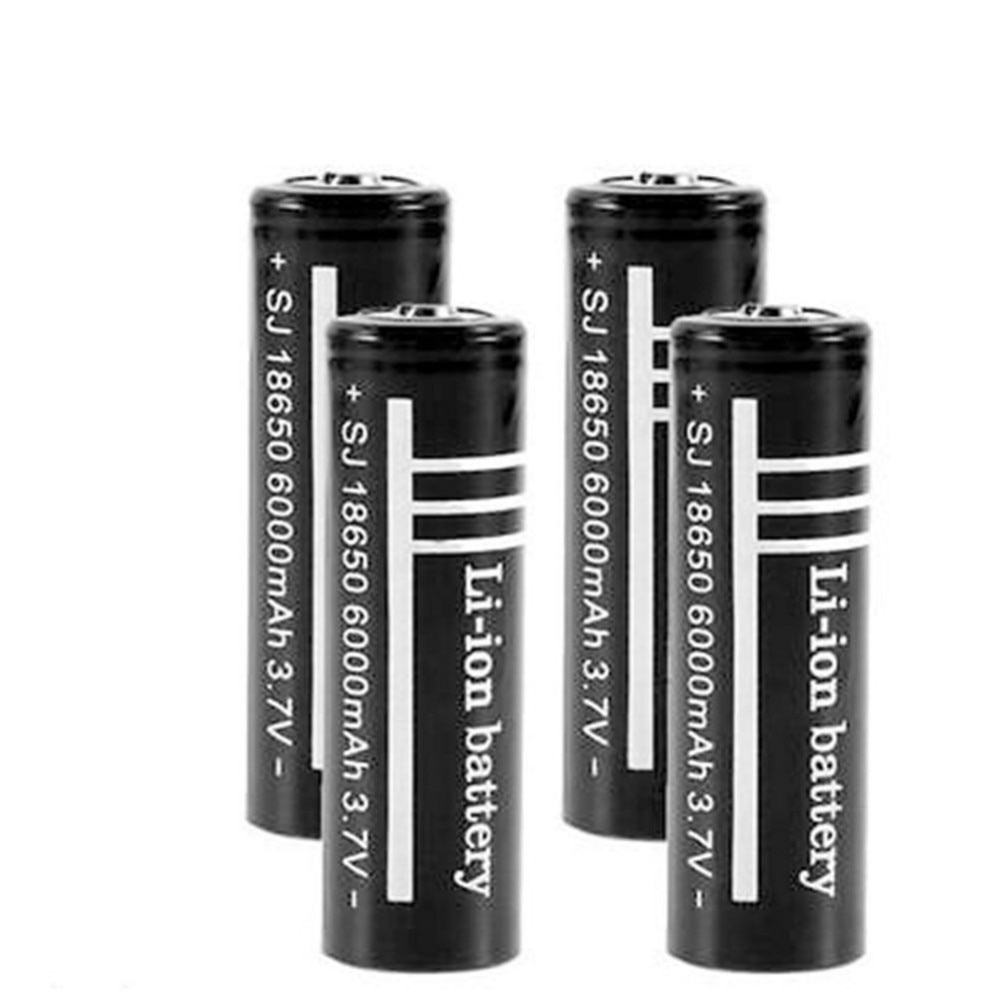 4Pcs/lot Lithium Li ion Rechargeable Battery 18650... – Vicedeal