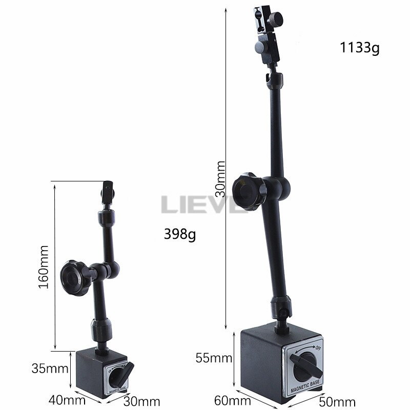 Universal Magnetic Base Holder 0.08mm Dial Indicator Gauge Magnetic Stand Base Indicators Center Finder Measurement Tool