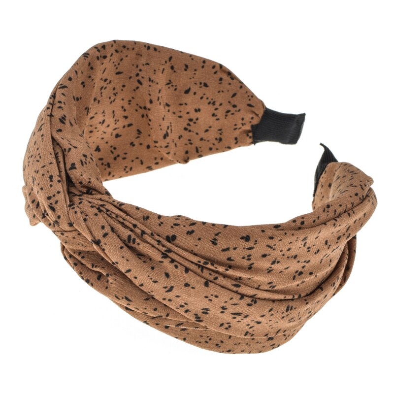 1 Pc Verkoop Boog Knoop Haarband Zachte Katoen Comfortabele Zoete Eenvoudige Meisjes Doek Cross Solid Hoofdband Haar accessoires