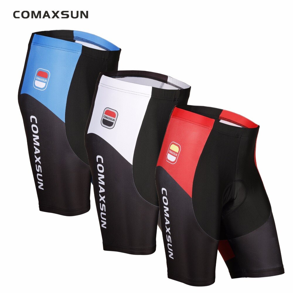 Comaxsun cykelshorts 3d gelpolstrede stødsikre mtb cykelshorts landevejscykelshorts udendørs sport ropa ciclismo tight