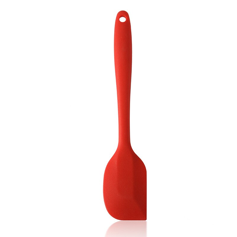 Teshom Siliconen Spatel, Bakken Schraper Voor Taart Decoreren, 10.6Inch Big Size Bakken Tools: red