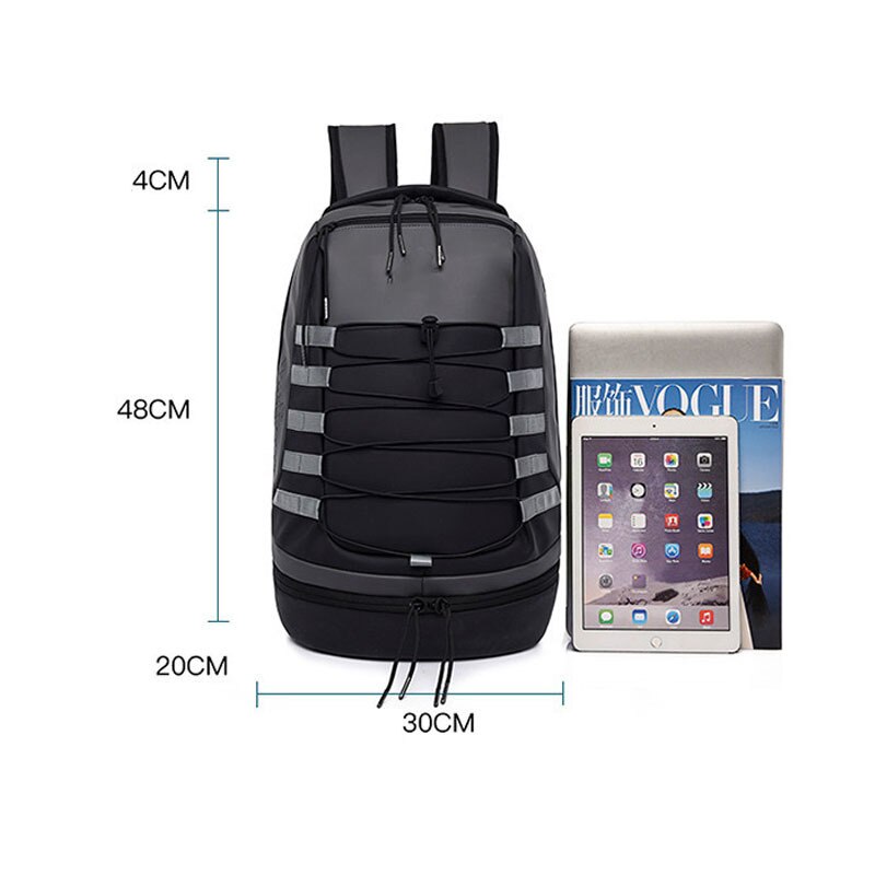 35L Outdoor Soccer Sports Bag Basketball Backpack Football Gym Fitness Bag For Men Laptop Backpack Waterproof Hiking Daypack