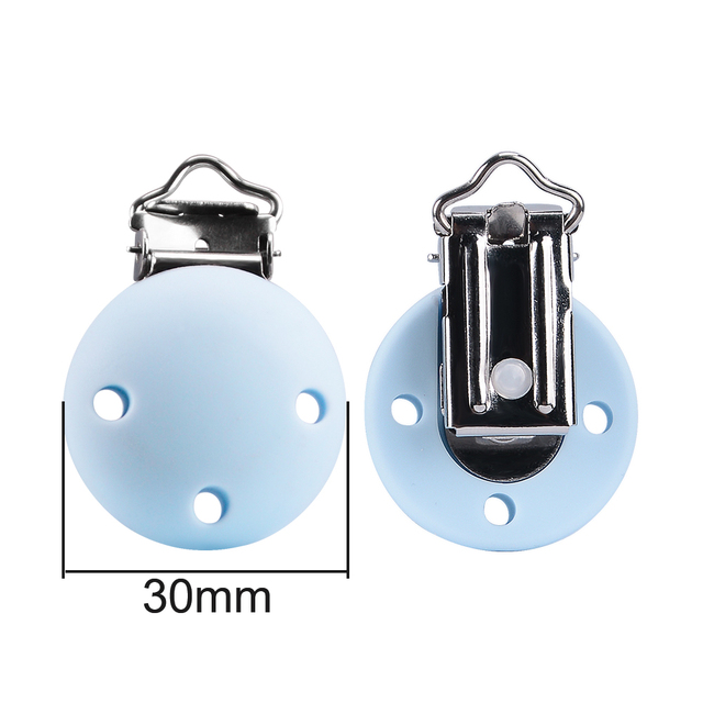 LOFCA 3Pcs/Lot Silicone Clips Round Heart Shaped Clips jewelry creation clip Tools clips for Necklace Jewelry Accessories: VIOLET