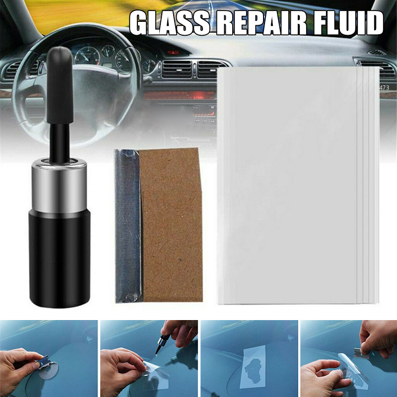 Windscreen Windshield Repair Kit Tool Glass Corrector Crack Repairing for Car JS22: Default Title