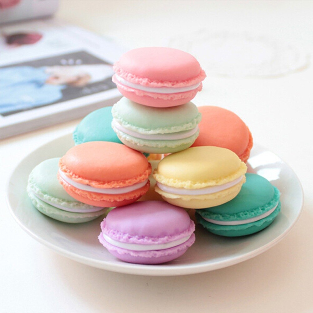 6pcs/lot Macaron Jewelry Box Cute Ring Pendant Bead Storage Box Tiny Jewelry Storage Resin Pill Case Organizer