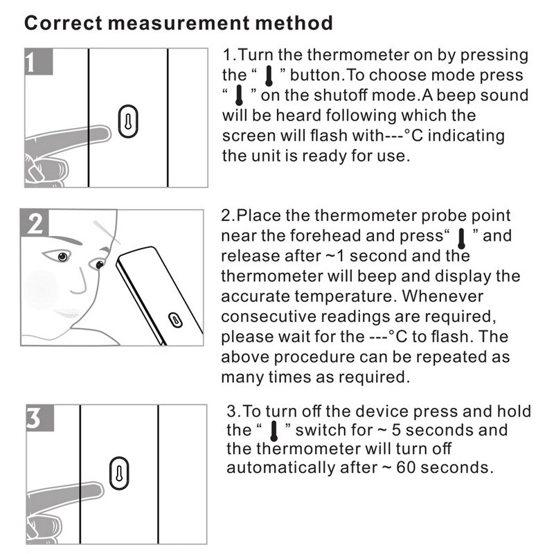 Contactloze infrarood infrarood temperatuur infrarood temperatuurmeter digitale temperatuurmeter lcd-scherm digitale thermometer