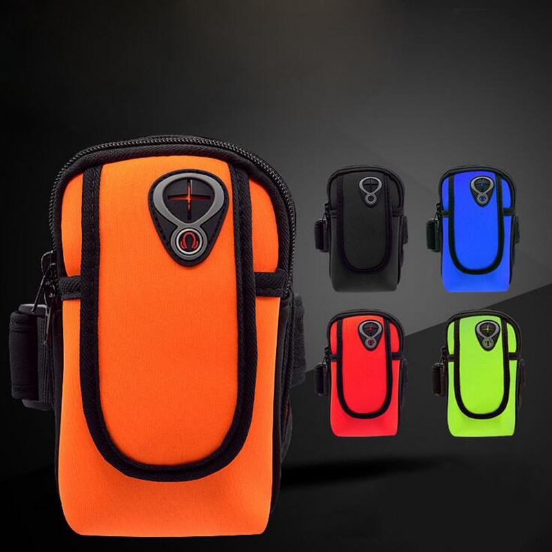 for 4-6.5 inch Running Sport Phone Case on Hand Mobile Holder Brassard Arm Band Wrist Bag For iPhone 11 Pro Max Samsung A50