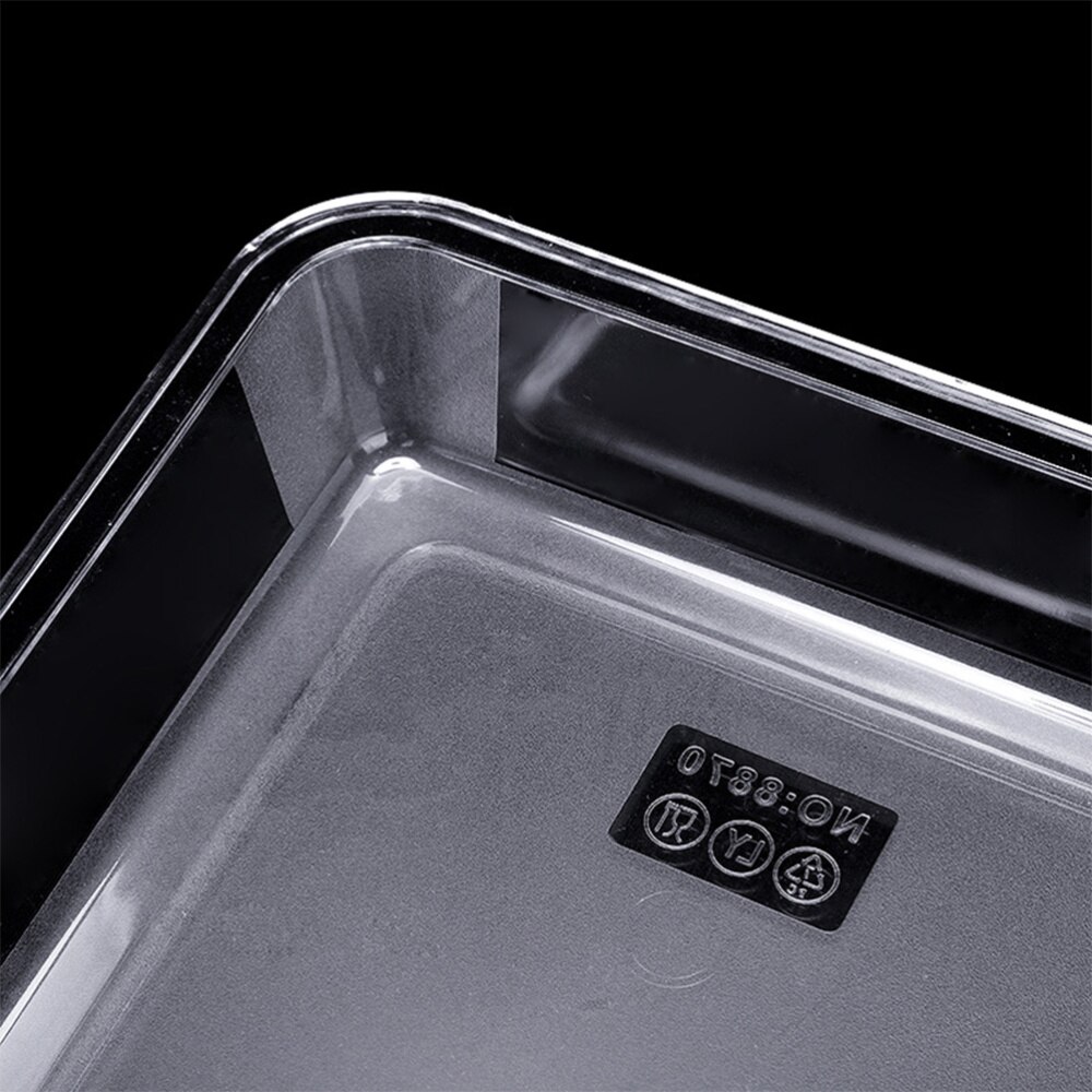 Trays Acrylic Transparent Rectangular Heavyweight Serving Party Platter Food Tray