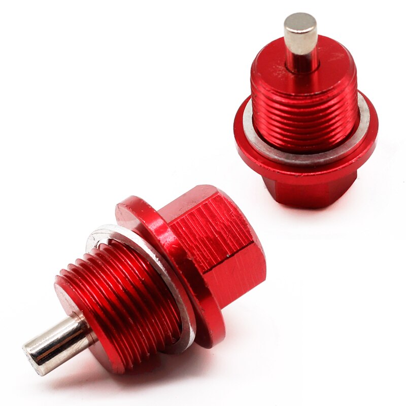 Wysokiej jakości miska olejowa silnika magnetycznego adsorbować zaślepka na śrubę niebieski czerwony m12x1, 25 m14x1, 5 m20x1, 5