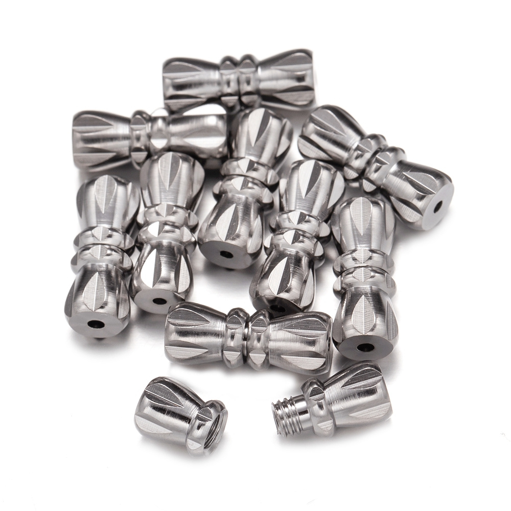 20pcs 12x4mm Brass Screw Clasps Barrel Clasps Cord End Caps Jewelry End Tips Connectors for Bracelet Necklace Making Accessories: Orange