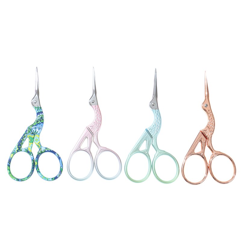 Rvs Schaar Ooievaar Borduurwerk Naaien Wenkbrauw Waxen Nail Art Tool