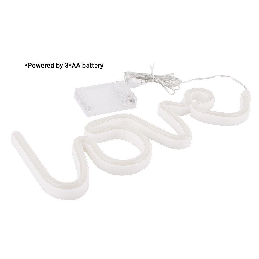 Valentines Day LOVE Neon Light LED Neon Sign Decoration Wall Lamp for Lovers Wedding Party Anniversary Decor Night Lights