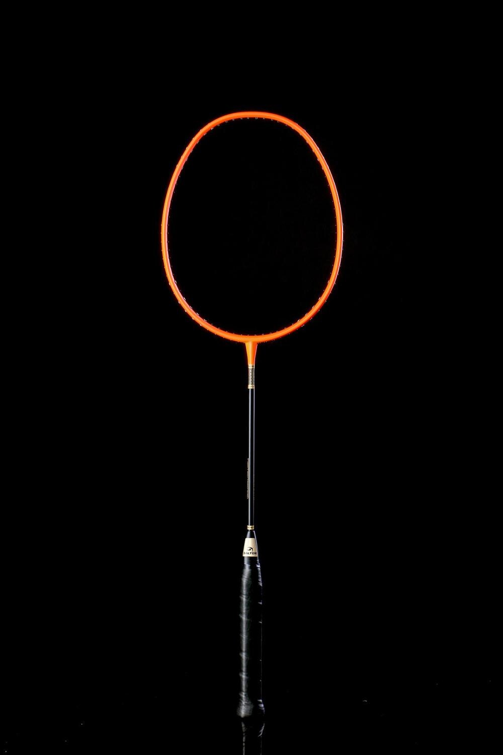 Badminton Racket Carbon Fiber Trainer Special Training Racket 4U Super Light Badminton 3D Wind Breaking Frame Single Racket: orange