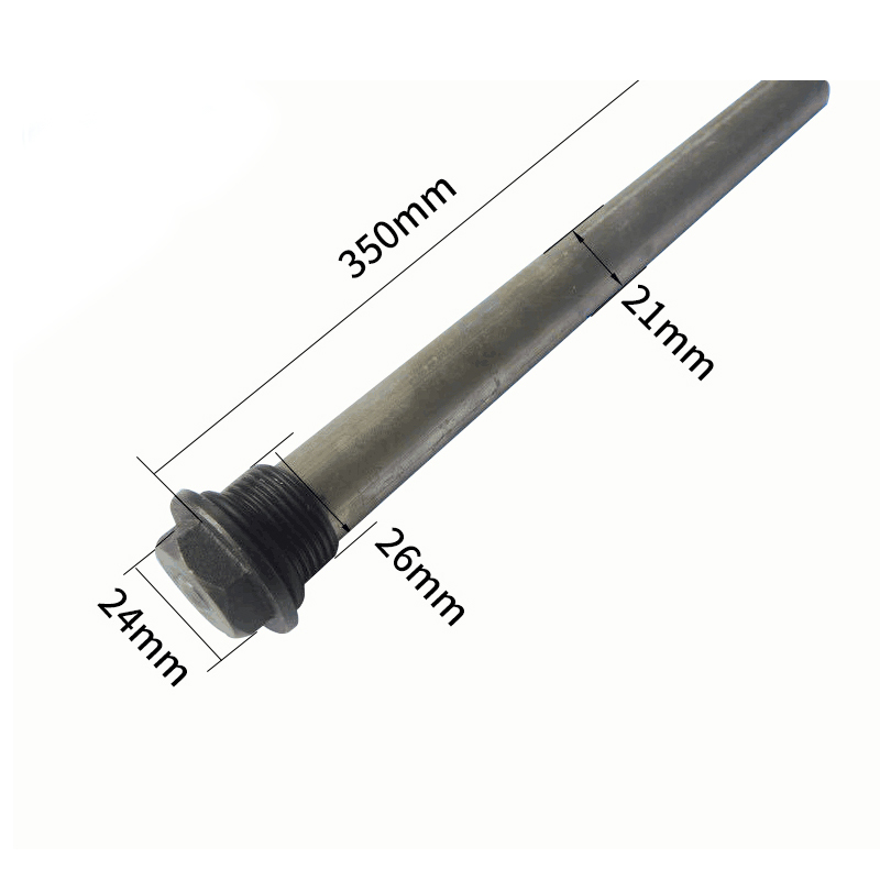 Haste de anodo de magnésio de 24*350mm para sistemas de aquecimento de água solar-2