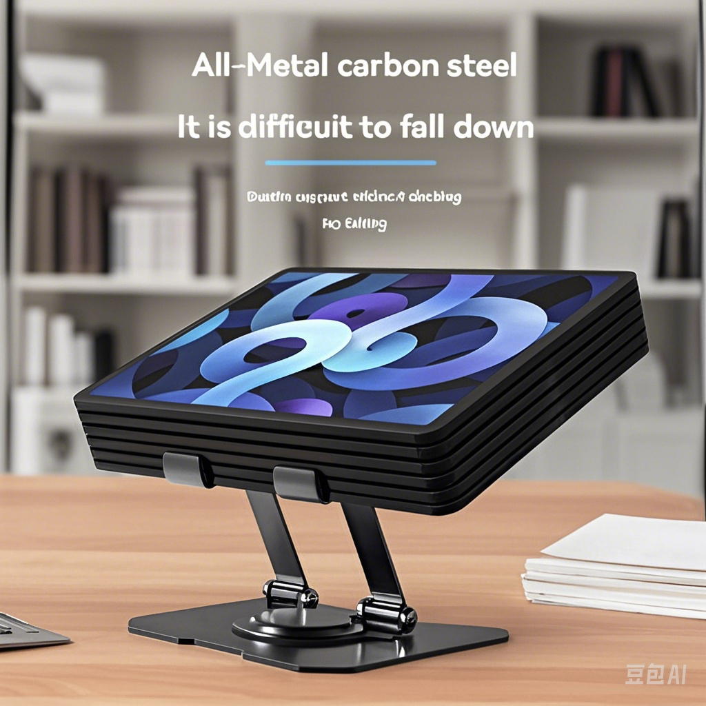 360° Multi-Func Rotating Folding Desktop Bracket for tablets phones All-metal universally compatible with iPads phones
