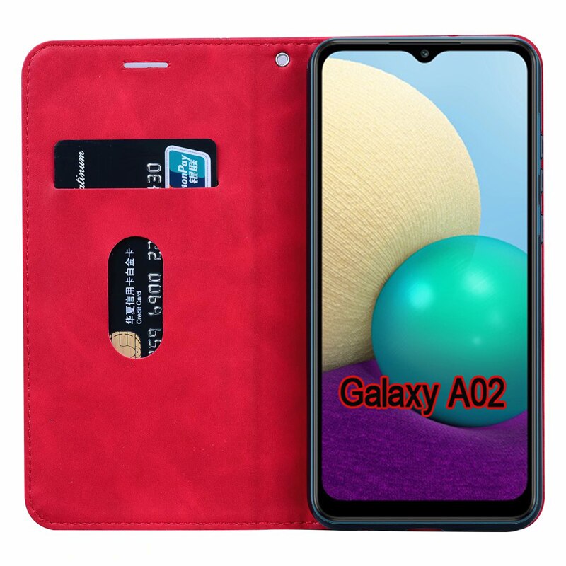 Capa carteira para samsung galaxy a02 SM-A022M a022f couro livro funda capa para samsung a02 a 02 caso do telefone da aleta escudo etui coque