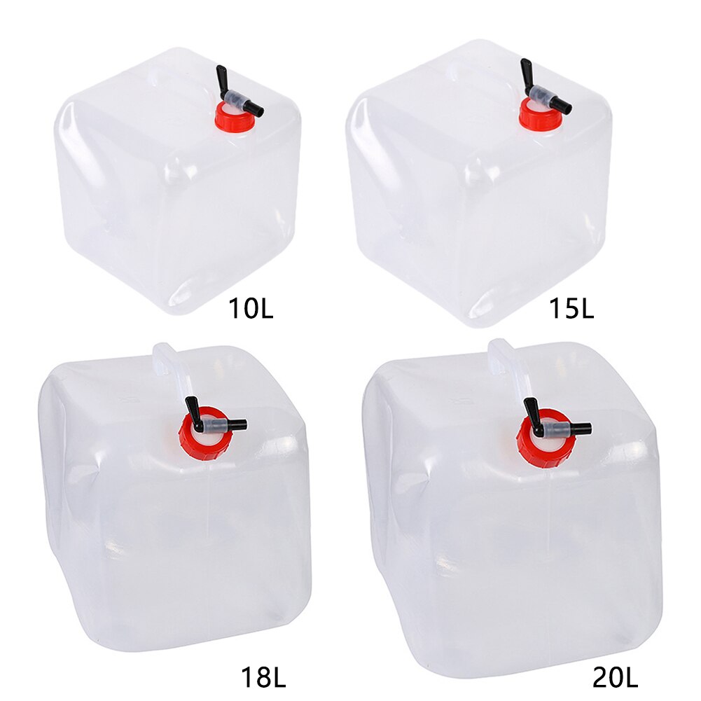 10/20L Opvouwbare Camping Water Bussen Met Tap Bpa-vrij Pvc Water Opbergtas Water Emmer Outdoor Wandelen drinkwater Tank