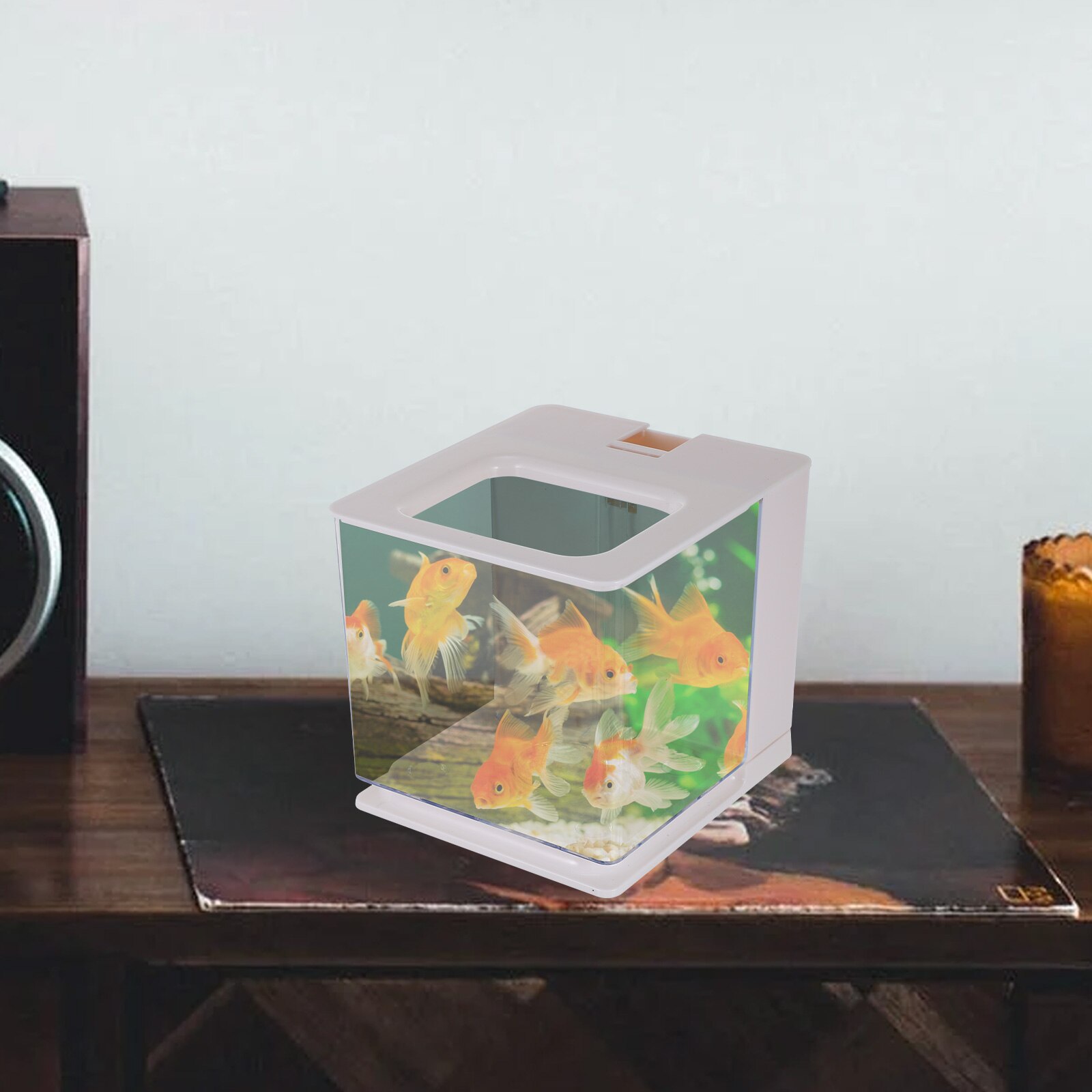 Water Changing Free Fish Tank Small Self-Cleaning Fish Tank Desktop Fish Tank