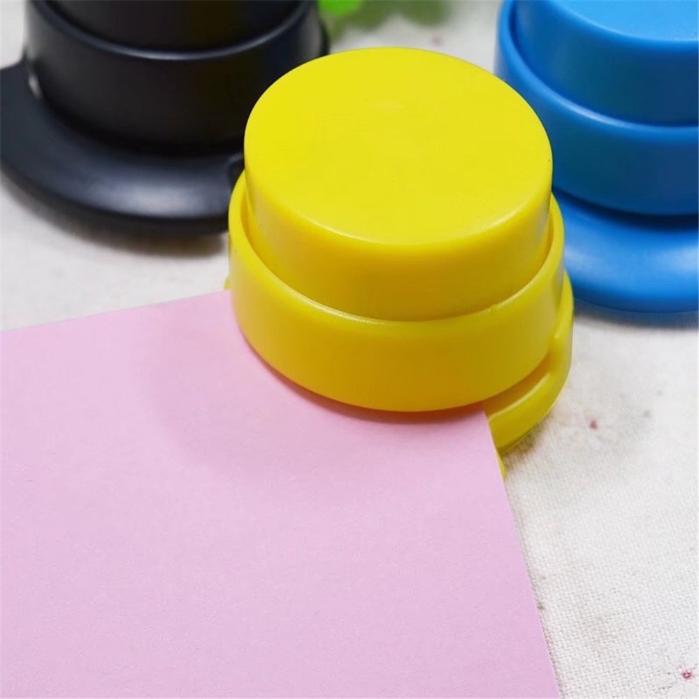 Office Home Staple Free Stapleless Stapler Environment Paper Binding Binder Paperclip Use