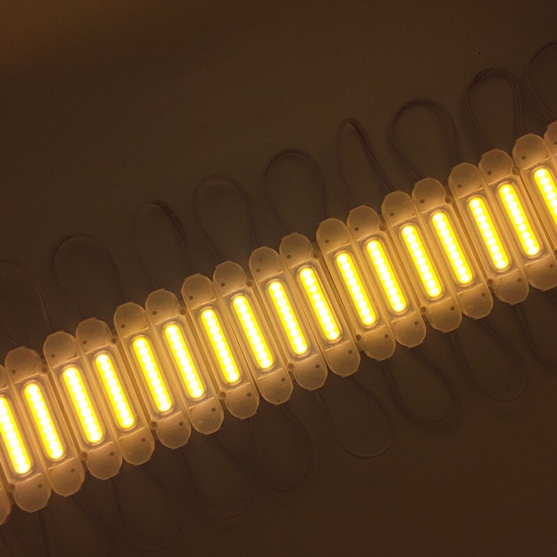 Led-moduulit valaistus vesitiivis 5730 3 lediä ruiskupuristus led-moduuli superkirkas valkoinen/lämpimänvalkoinen/punainen/vihreä 20 kpl 12v