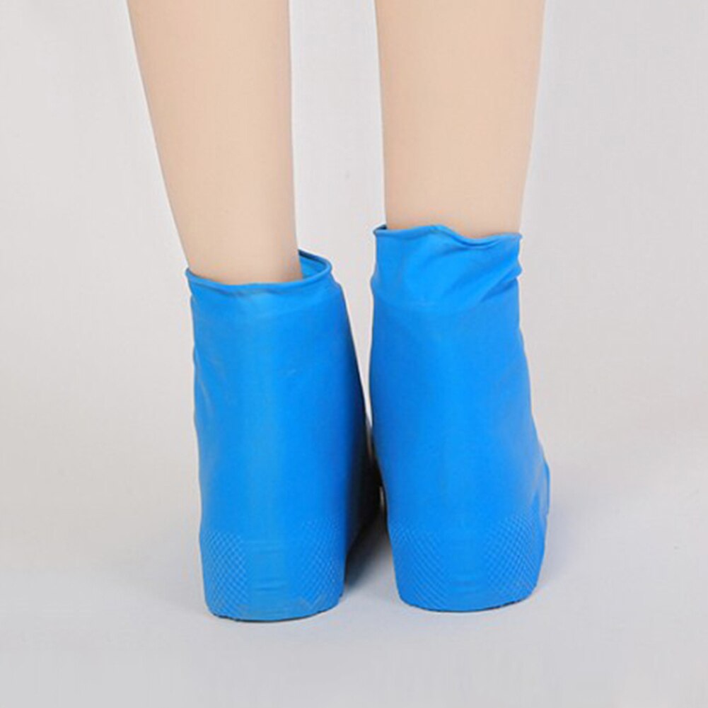 1 paire anti-dérapant Couvre-chaussure Imperméable Réutilisable Pluie Botte Moto Couvre-chaussures